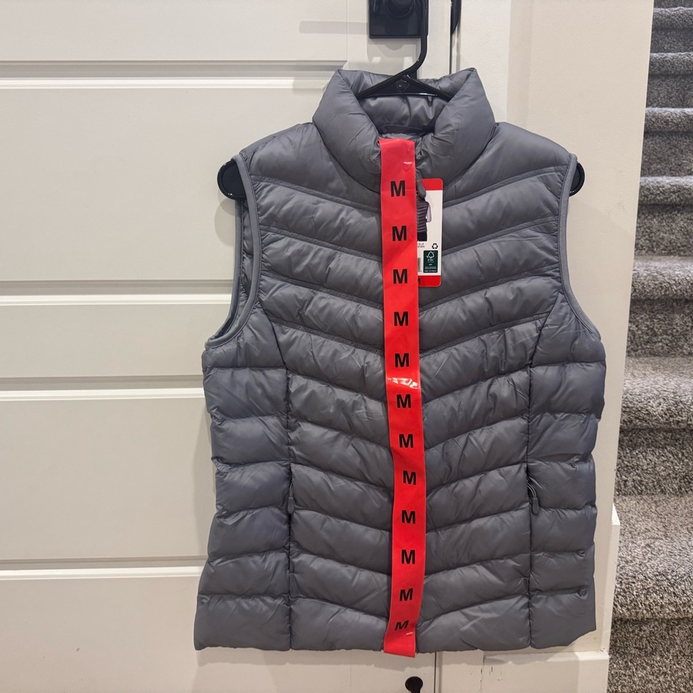 Gray Puffer Vest